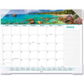 AT-A-GLANCE Seascape Panoramic Desk Pad, 22 x 17, 2022