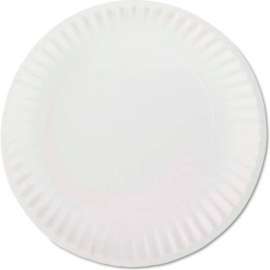 AJM Packaging Corp . 10100, Paper Plates, 9" Dia., White, 1000/Carton