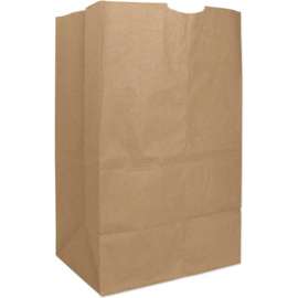 Heavy Duty Paper Grocery Bags, #20 Squat, 8-1/4"W x 5-15/16"D x 13-1/8"H, Kraft, 500/Pack