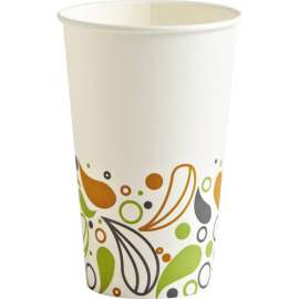 Boardwalk Printed Paper Hot Drink Cups, 16 oz, Pack of 1000