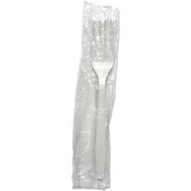 Boardwalk Heavyweight Wrapped Fork, Polypropylene, White, Pack of 1000