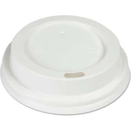 Boardwalk Hot Cup Lids, Fits 8 oz Cups, White, Pack of 1000