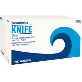 Boardwalk Heavyweight Knife, Polystyrene, White, Pack of 1000