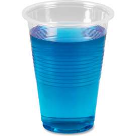 Boardwalk Plastic Cold Drink Cups, Polypropylene, 16 oz, Translucent, Pack of 50