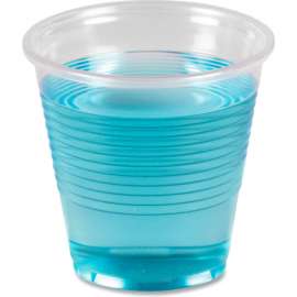 Boardwalk Plastic Cold Drink Cups, 5 oz, Polypropylene, Translucent, Pack of 2500