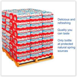 Crystal Geyser Alpine Spring Water, 16.9 Oz Bottle, 24/case, 84 Cases/pallet