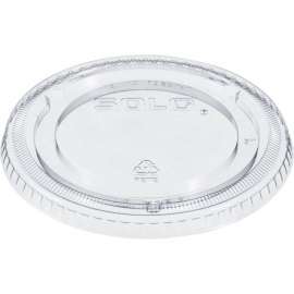 Dart PETE Flat Cold Drink Cup Lids For 12 oz to 24 oz Cups, Pack of 1000