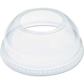 Dart Open Top Dome Lid For 16 oz to 24 oz Cups, 1-7/8" Dia. Hole, Pack of 1000
