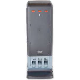 Dixie SmartStock Tri-Tower Cutlery Dispenser, Black/Gray