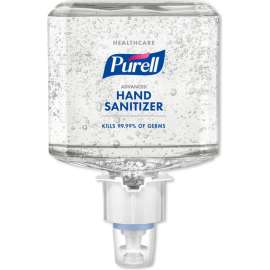 PURELL Healthcare Advanced Gel Hand Sanitizer, 1200 mL, Clean Scent, For ES6 Dispensers, 2/pk