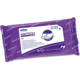 Kimtech W4 PreSat Alcohol Wipers, 70 IPA, 9" x 11", White, 40/Pack, 10/Case