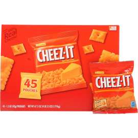 Sunshine Cheez-it Crackers, Original, 1.5 oz , Pack of 45