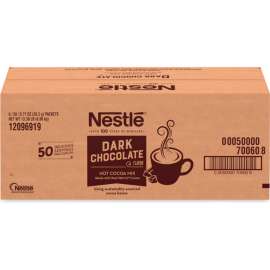 NestlE Hot Cocoa Mix, Dark Chocolate, 0.71 oz., Pack of 300