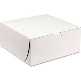 Bakery Boxes 9" x 9" x 4" White - 200 Pack