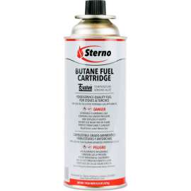 Sterno Butane Fuel Cartridge, 8 oz, Pack of 12