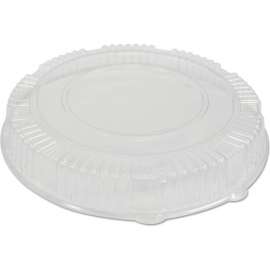 WNA Caterline Dome Lids, 18" Dia. x 2-3/4"H, Clear, Pack of 25