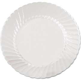 WNA Classicware Plates, 6" Dia., Clear, Pack of 180