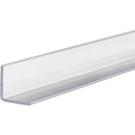 USA Sealing Polycarbonate 90 Degree Angle 24"L x 1"W, Clear