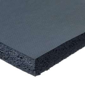 Fire Retardant Silicone Foam Sheet No Adhesive - 1/8" Thick x 36" Wide x 36" Long
