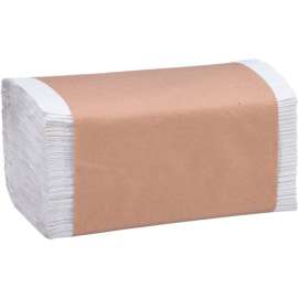 Marcal Single-Fold Paper Towels, Natural, 334 Sheets/Pack, 12 Packs/Case