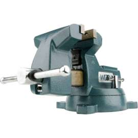 Wilton 21400 Model 745 5" Jaw Width 3-3/4" Throat Depth Mechanics Vise W/ Swivel Base