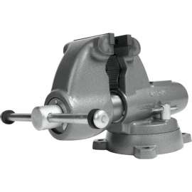 Wilton Combination Pipe and Bench 5" Jaw Round Channel Vise with Swivel Base