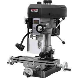 Jet 350017 JMD-15 Milling/Drilling Machine W/R-8 Taper, 1HP, 115/230V, 1-Phase