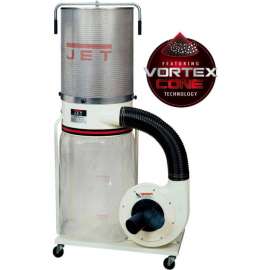 JET 710702K Model DC-1200VX-CK1 2HP 1-Phase 230V Dust Collector W/ 2-Micron Canister Kit
