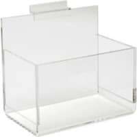 Acrylic Single Hosiery Bin - Clear
