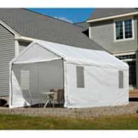 10x20 Canopy Enclosure Kit - White w/Windows for 1-3/8" Frame