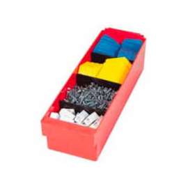 Quantum Dividers DIV501/604 for Euro Drawer 3-7/16"W, Black, Price Per Pack of 4