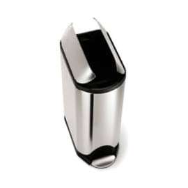 simplehuman Butterfly Step Can - 12 Gallon Brushed SS