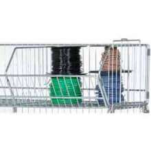 Global Industrial Stackable Wire Storage Bin, 36"W x 20"D x 12"H