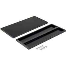 Global Industrial Shelves For 36"Wx18"D Storage Cabinet, Black, 2 Pack