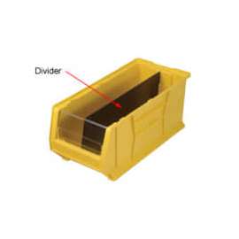 Quantum Divider DUS955 For Hulk Stacking Bins QUS955, QUS965, 18-1/4 x 23-7/8 x 12, Price Pkg of 6