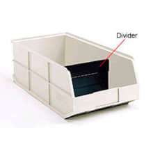 AkroBins 1800 Series Black Divider 40358 For 238442 Bin Pack Of 6
