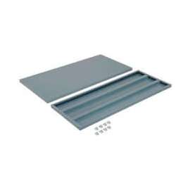 Global Industrial Shelves For 48"Wx24"D Storage Cabinet, Gray, 2 Pack