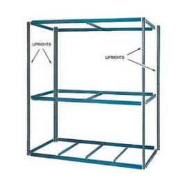 Global Industrial Angle Post, 6'H, Gray, Set of 4