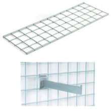 Global Industrial 48"X12" Wire Shelves With Brackets Package Of 2