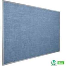 Balt Vin-Tak Tackboard with Aluminum Trim 72"W x 48"H, Pacific Blue
