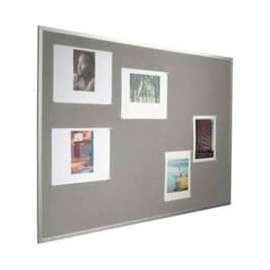 Balt Fab-Tak Tackboard with Aluminum Trim 96"W x 48"H Granite