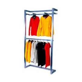 96"H x 50"W x 16"D Wall Module - Satin Chrome