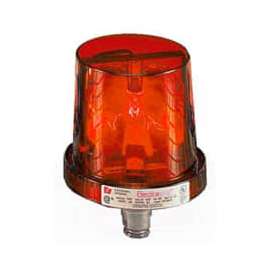 Federal Signal 225-120R Rotating Light, 120VAC, Red