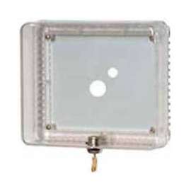 Honeywell Medium Universal Thermostat Guard W/ Clear Cover And Base Opaque Wallplate TG511A1000