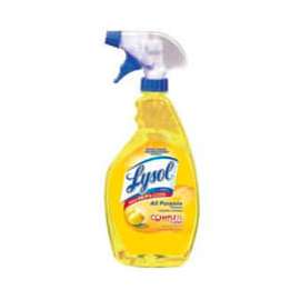 Lysol All-Purpose Cleaner, Lemon, 32 oz. Trigger Spray Bottle, 12 Bottles - 75352