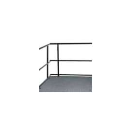 NPS - Black Steel 30"H Tapered Riser Guard Rails