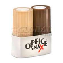 Office Snax Salt And Pepper Shaker Set, 4 Oz. Salt, 1.5 Oz. Pepper