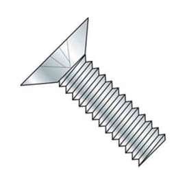 10-24 x 1/2" Machine Screw - Phillips Flat Head - Steel - Zinc Plated - Pkg of 100