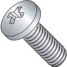 6-32 x 3/8" Machine Screw - Phillips Truss Head - Steel - Zinc Plated - Pkg of 100
