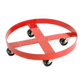 Global Industrial Drum Dolly for 30 Gallon Drum - Rubber Wheels 600 Lb. Capacity